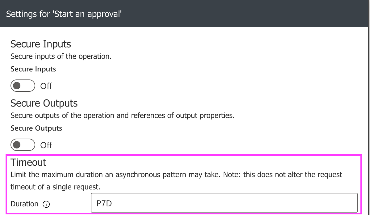 approval duration