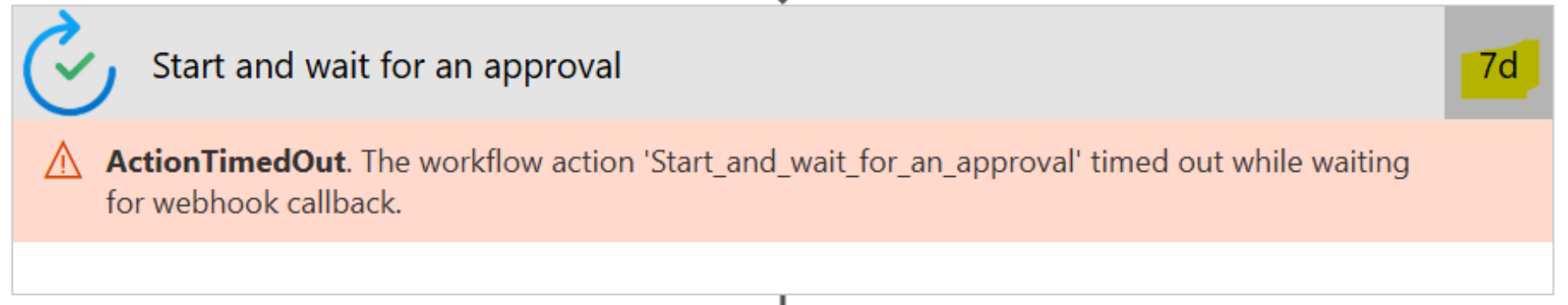 example of an approval timeout